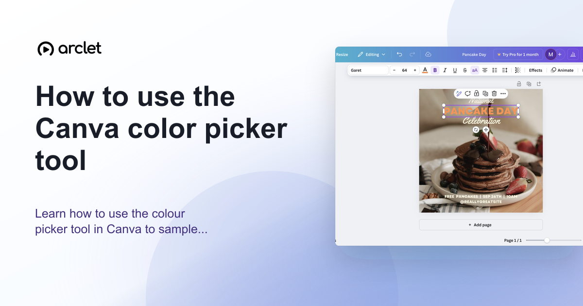 Illustration for How to use the Canva color picker tool