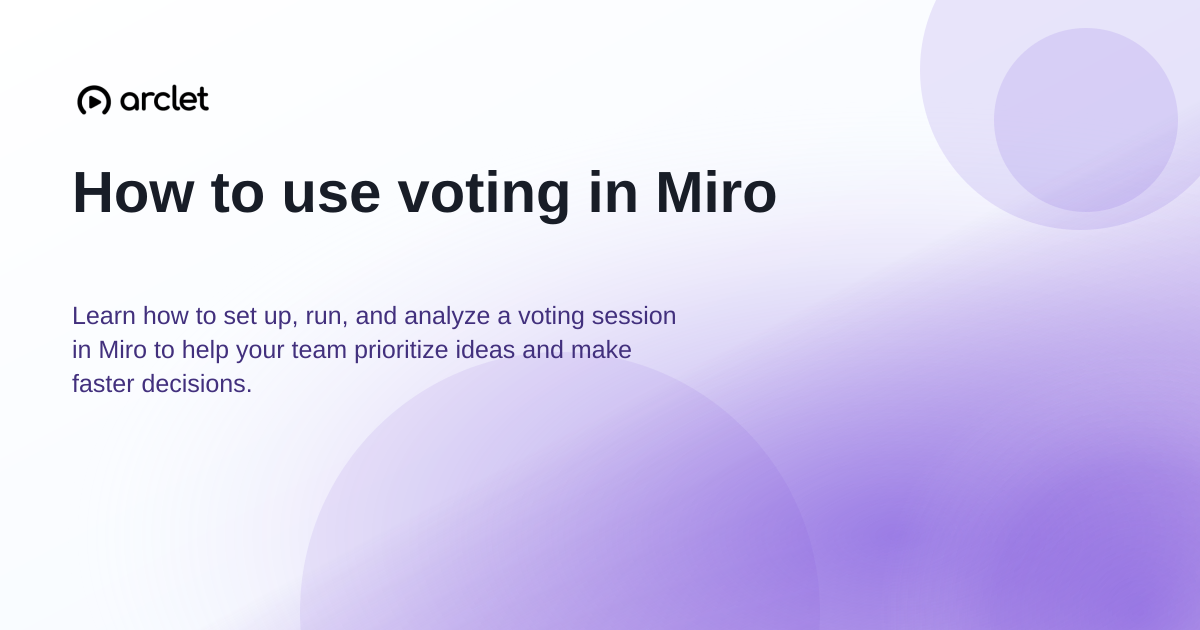 Illustration for How to use voting in Miro