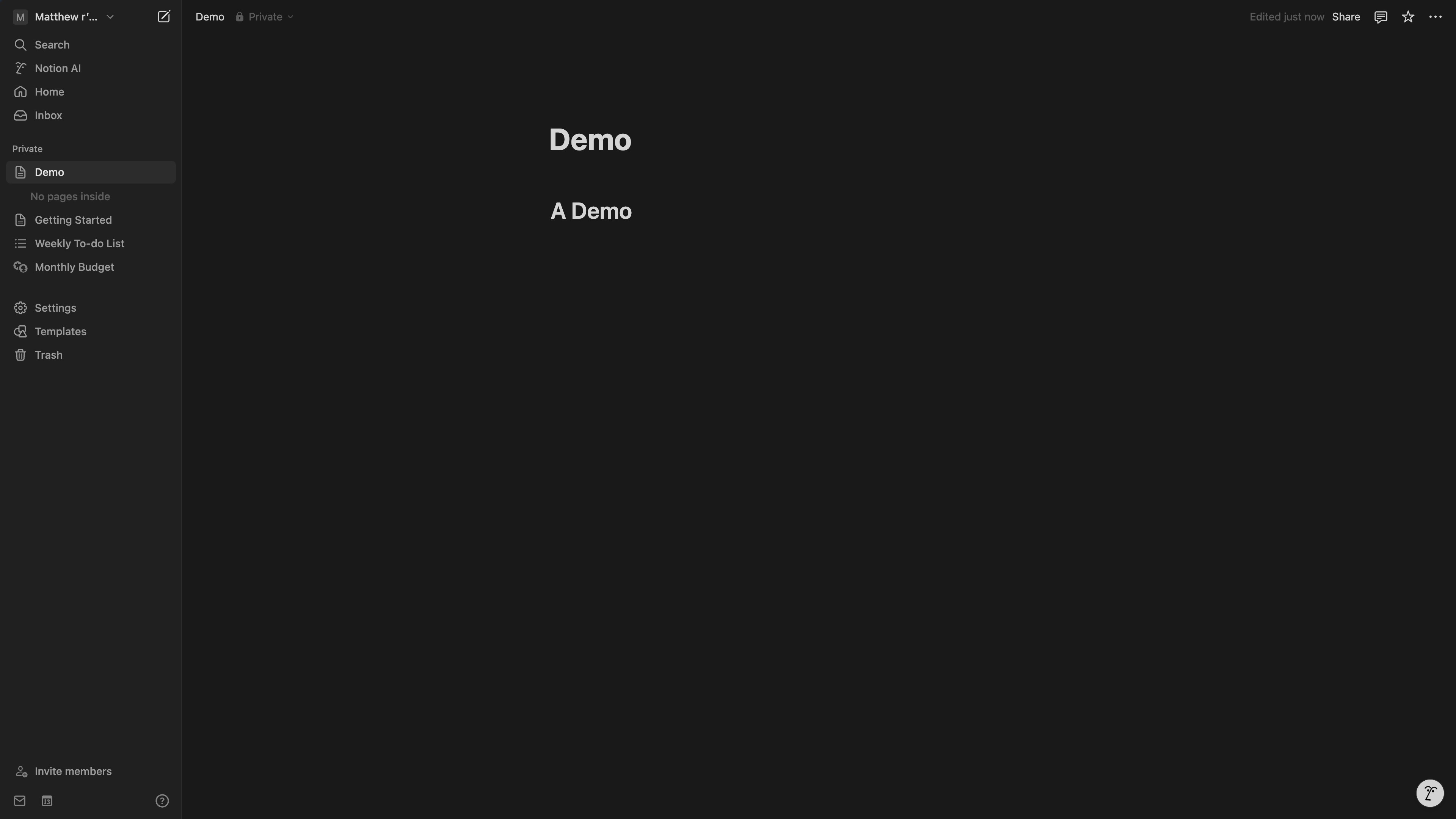 Notion slash command menu filtered to show heading options